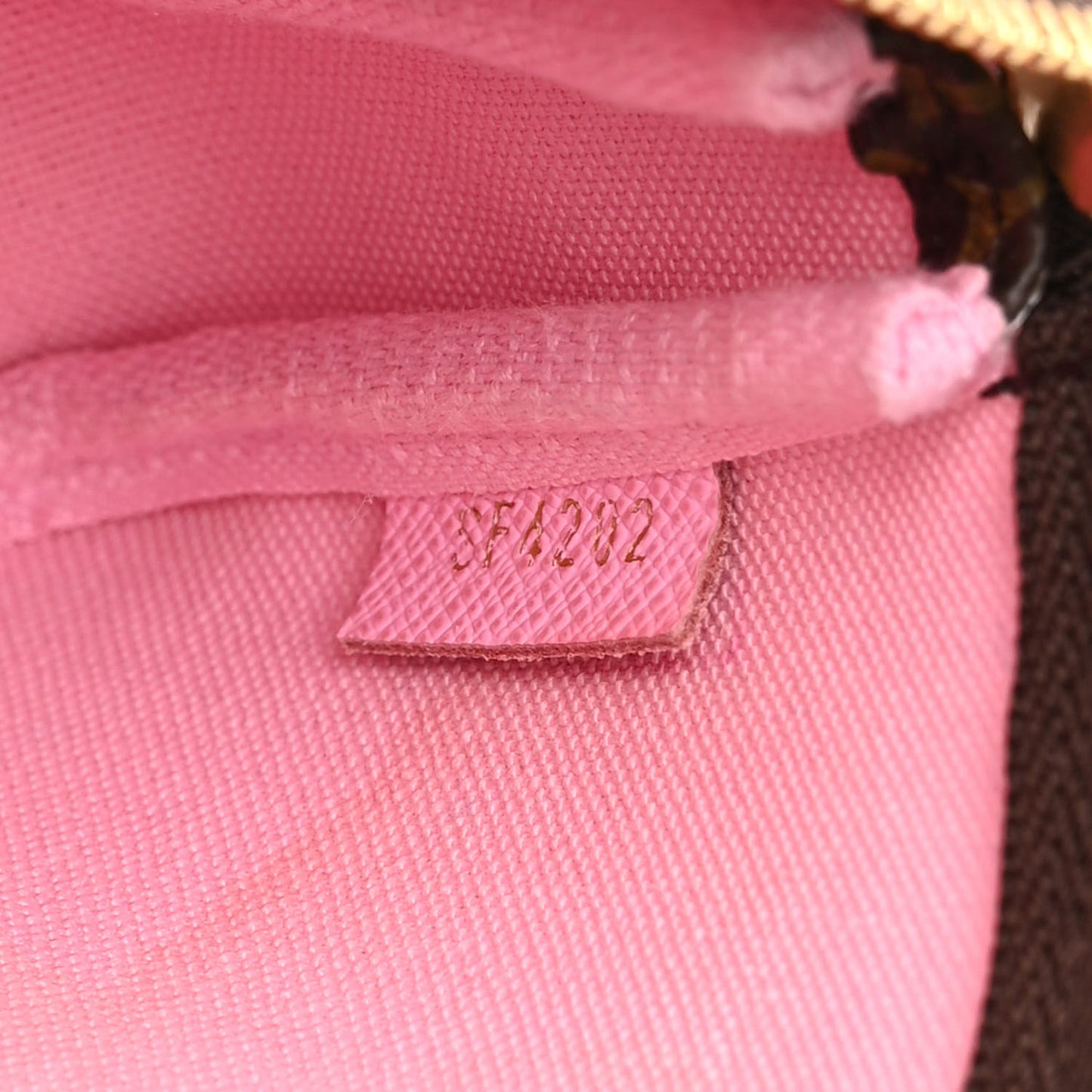 Monogram 2022 Christmas Animation Paris Mini Pochette Accessories Pink