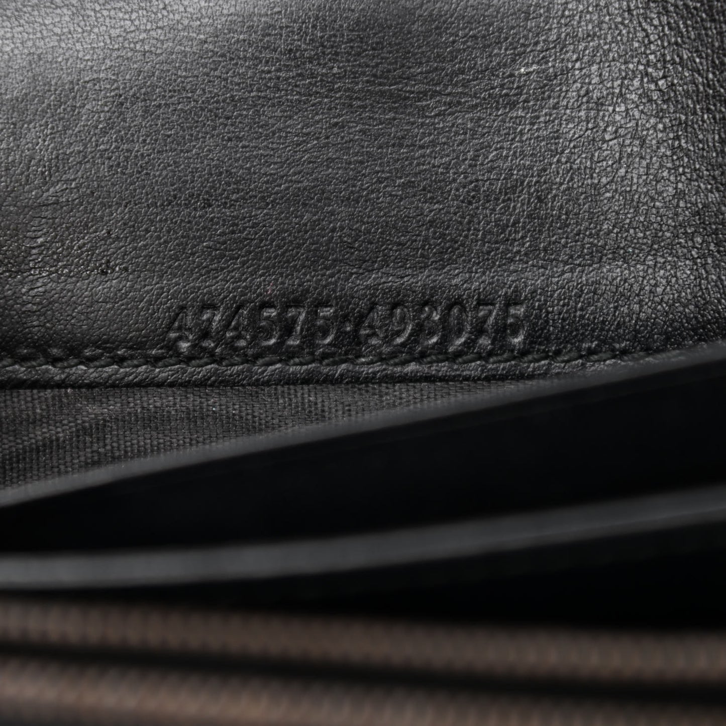 Calfskin Matelasse GG Marmont Chain Wallet Black