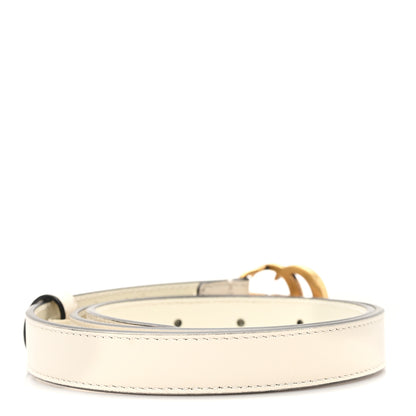 Gucci Calfskin Double G 20mm Belt 75 30 Mystic White 2 of 4