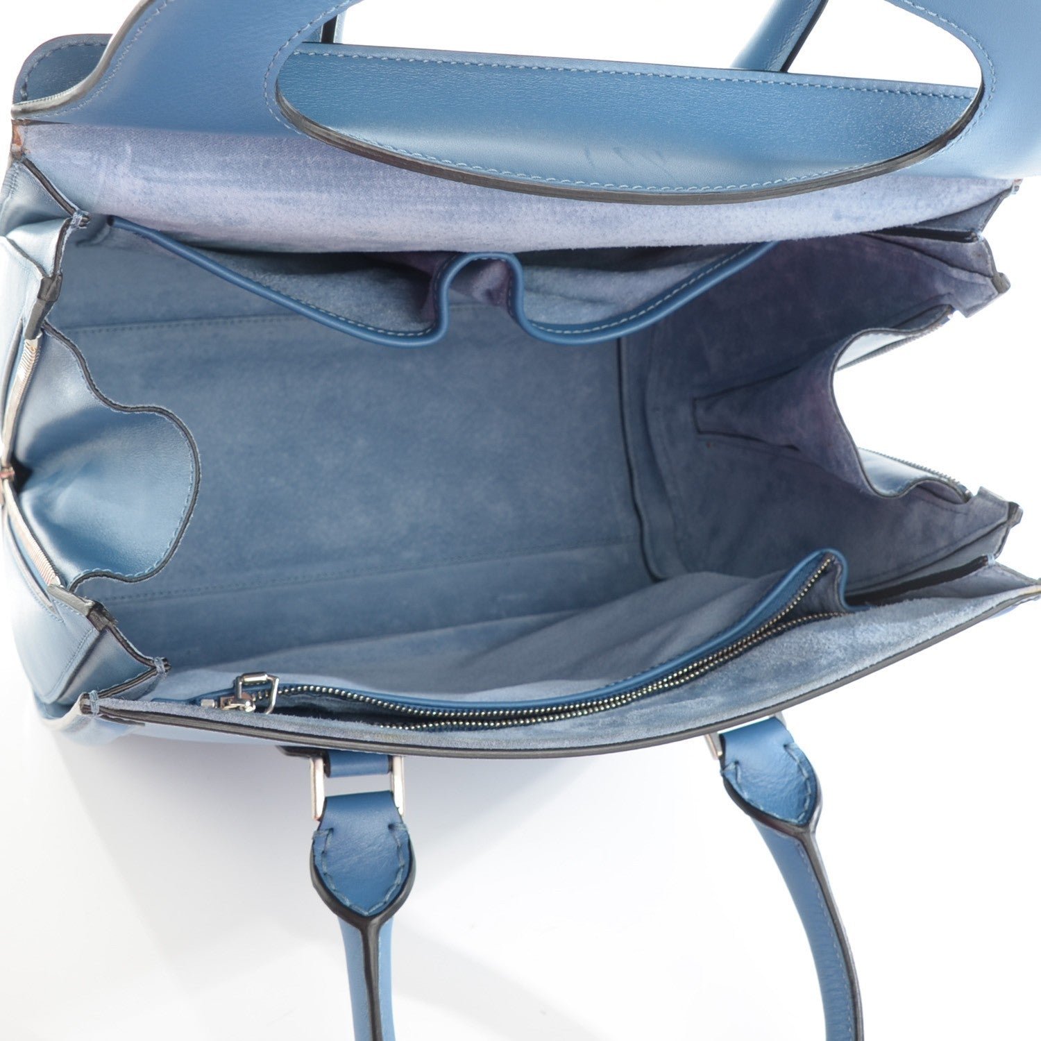 Alexander McQueen Calfskin Large Heroine Blue 5 of 9