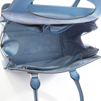 Alexander McQueen Calfskin Large Heroine Blue 5 of 9