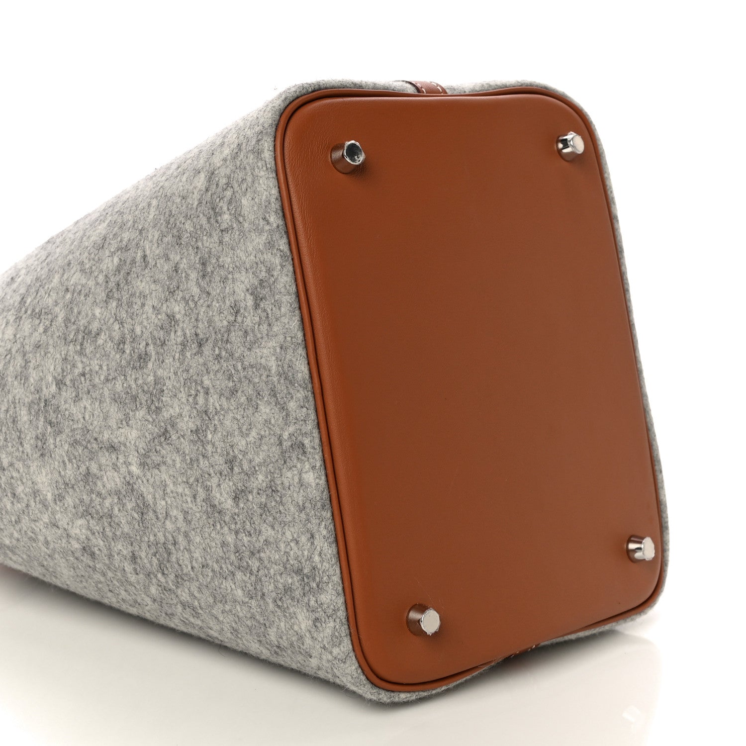 Hermes Feutre Swift Picotin Lock 22 MM Gris Clair Gold 10 of 11