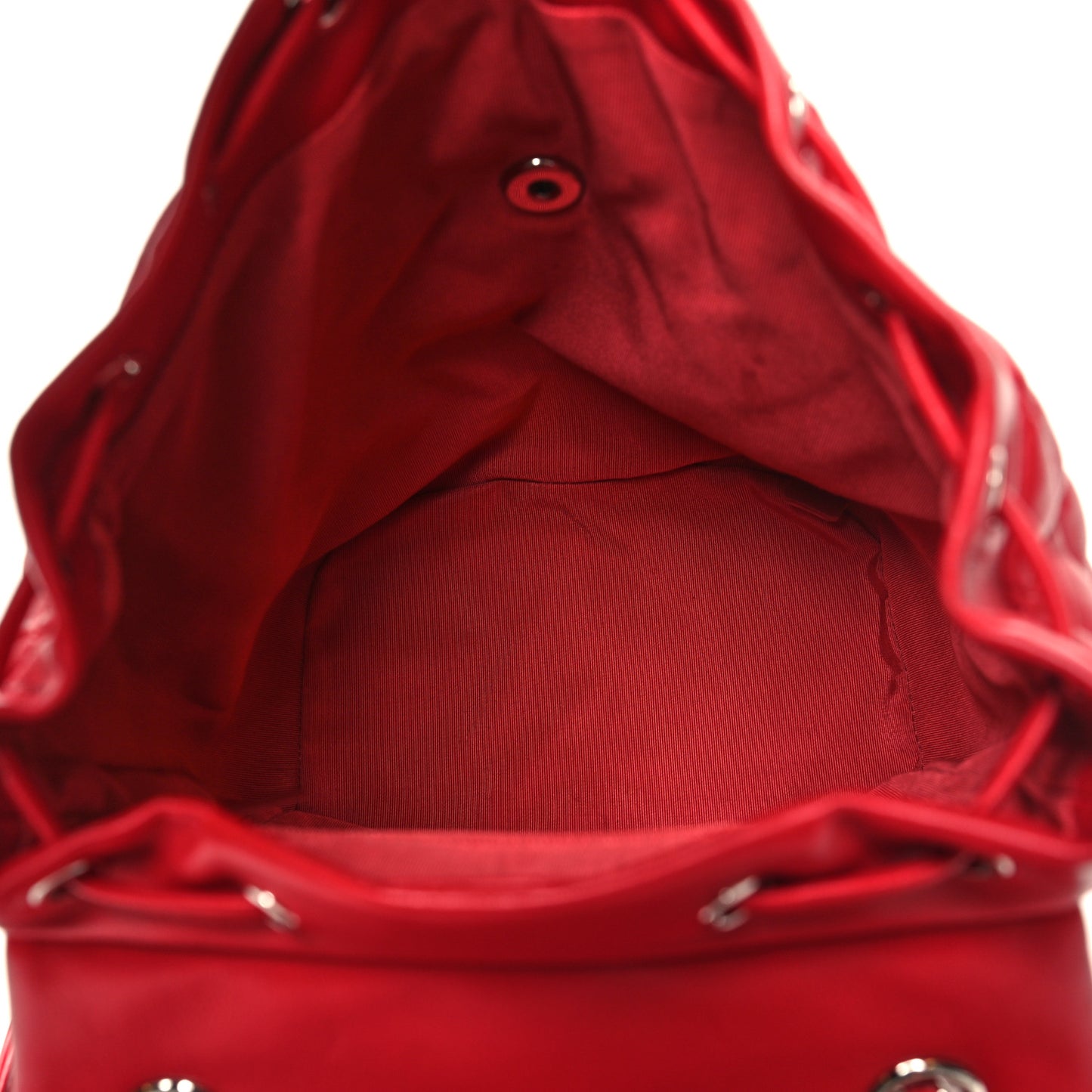Lambskin Quilted Small Urban Spirit Backpack Red