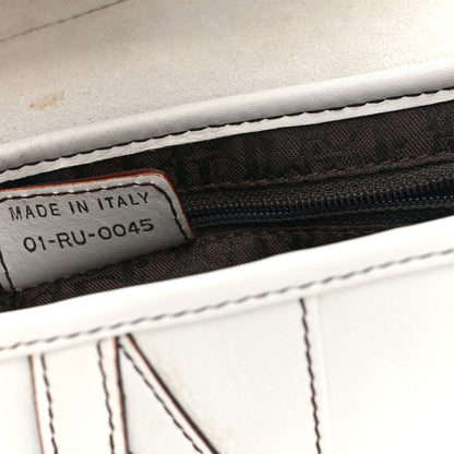 Christian Dior Calfskin Saddle Bag White 7 of 10