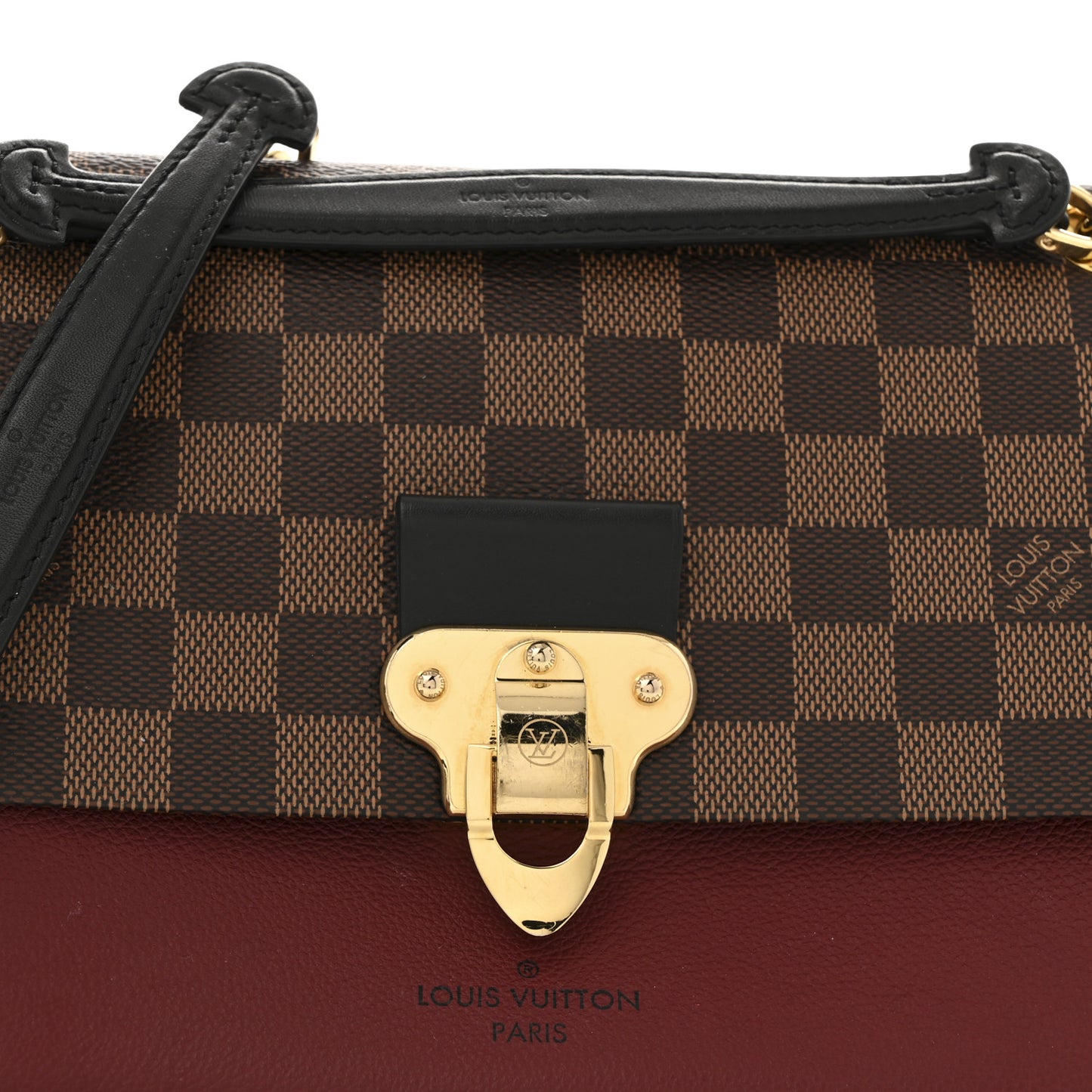 Damier Ebene Vavin PM Bordeaux