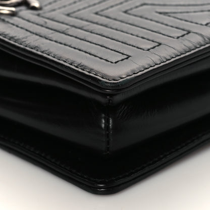 Chanel Glazed Calfskin Quilted Small Korean Garden Flap Black 10 of 10