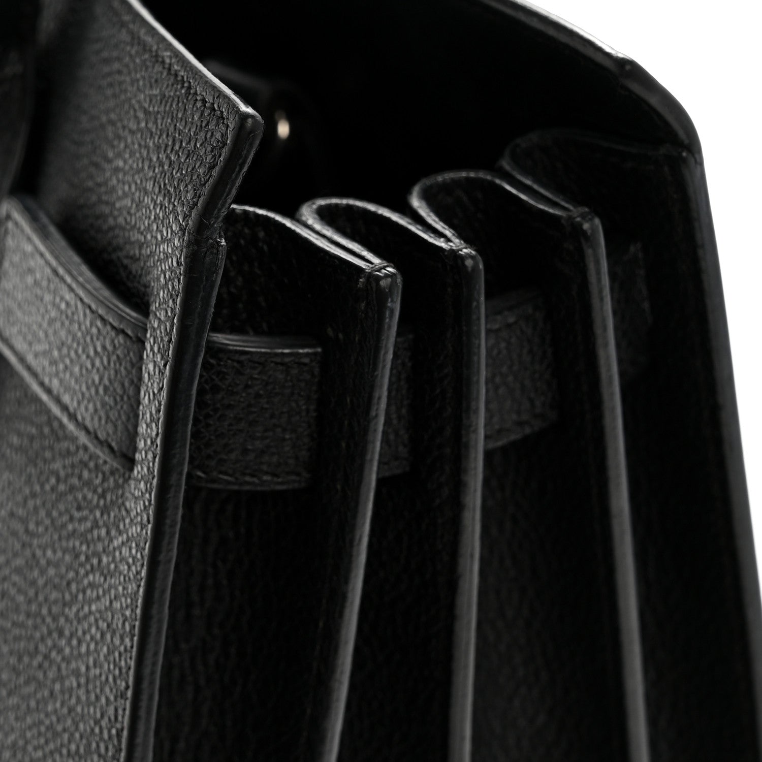 Saint Laurent Grained Calfskin Baby Sac De Jour Black 17 of 18