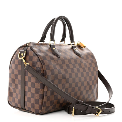 Louis Vuitton Damier Ebene Speedy Bandouliere 30 3 of 10