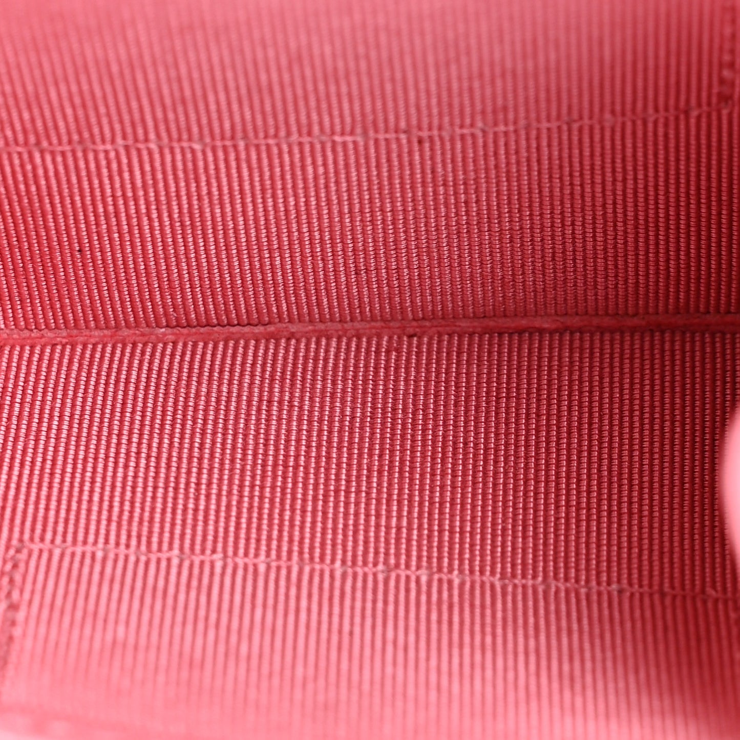 Lambskin Quilted Flap Card Holder On Chain Pink