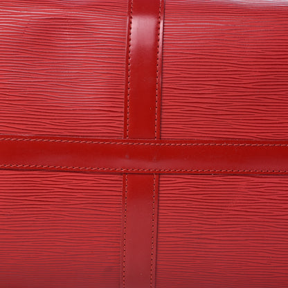 Louis Vuitton Epi Keepall 45 Castillan Red 13 of 17