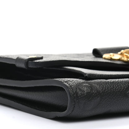 Louis Vuitton Empreinte Vavin Chain Wallet Black 6 of 11