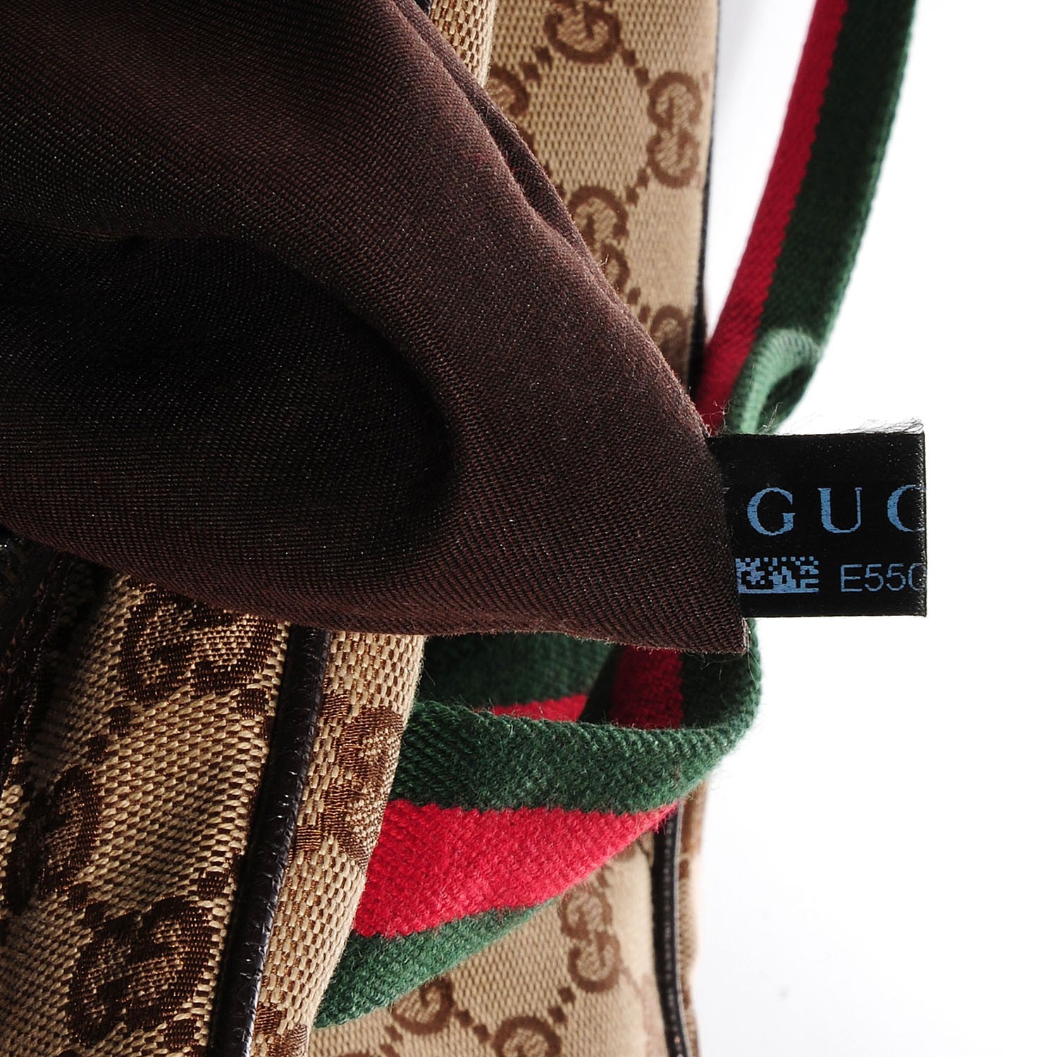 Gucci Monogram Web Carry On Tote Dark Brown 8 of 10