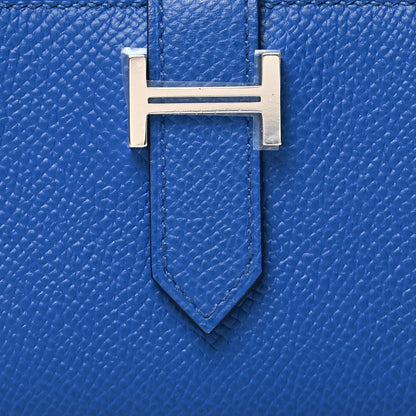 Hermes Epsom Mini Bearn Wallet Bleu Royal 9 of 12