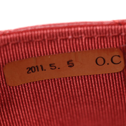 Chanel Lambskin Quilted Flap Card Holder Red 8 of 12