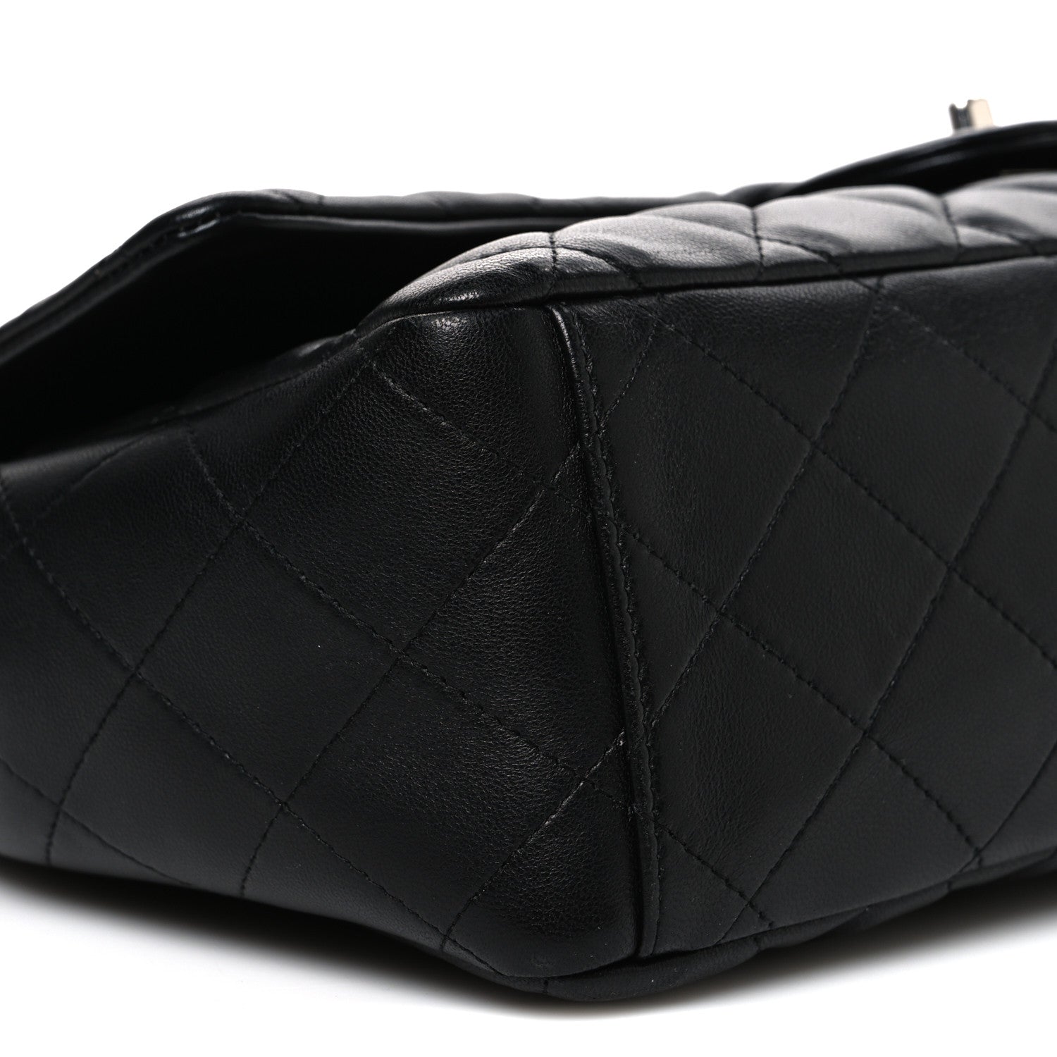 Chanel Lambskin Quilted Maxi Single Flap Black 9 of 10