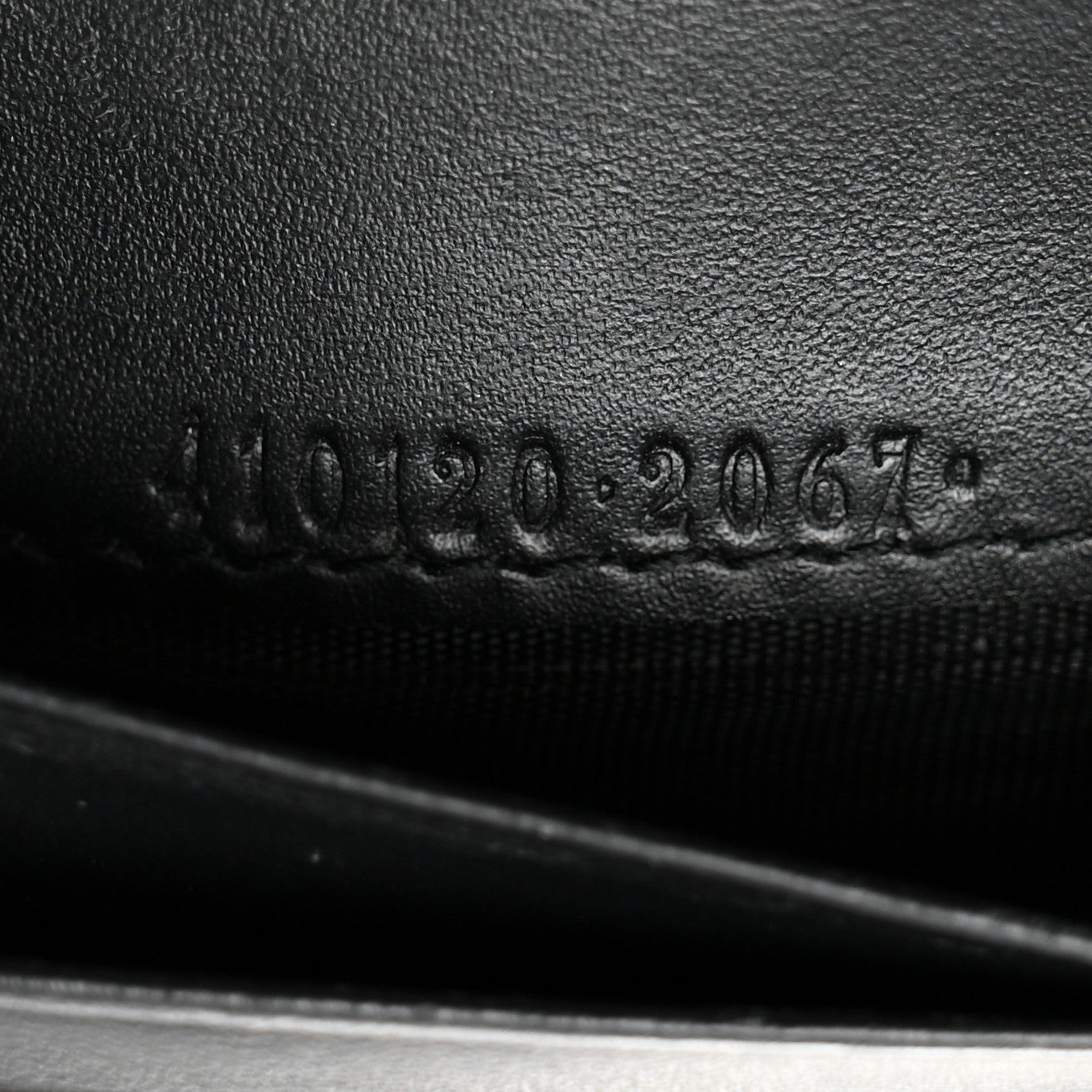 Gucci Guccissima Card Case Wallet Black 7 of 7