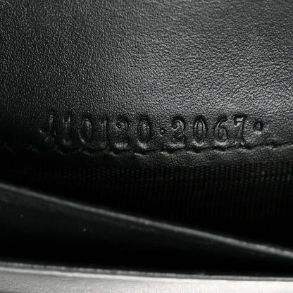 Gucci Guccissima Card Case Wallet Black 7 of 7