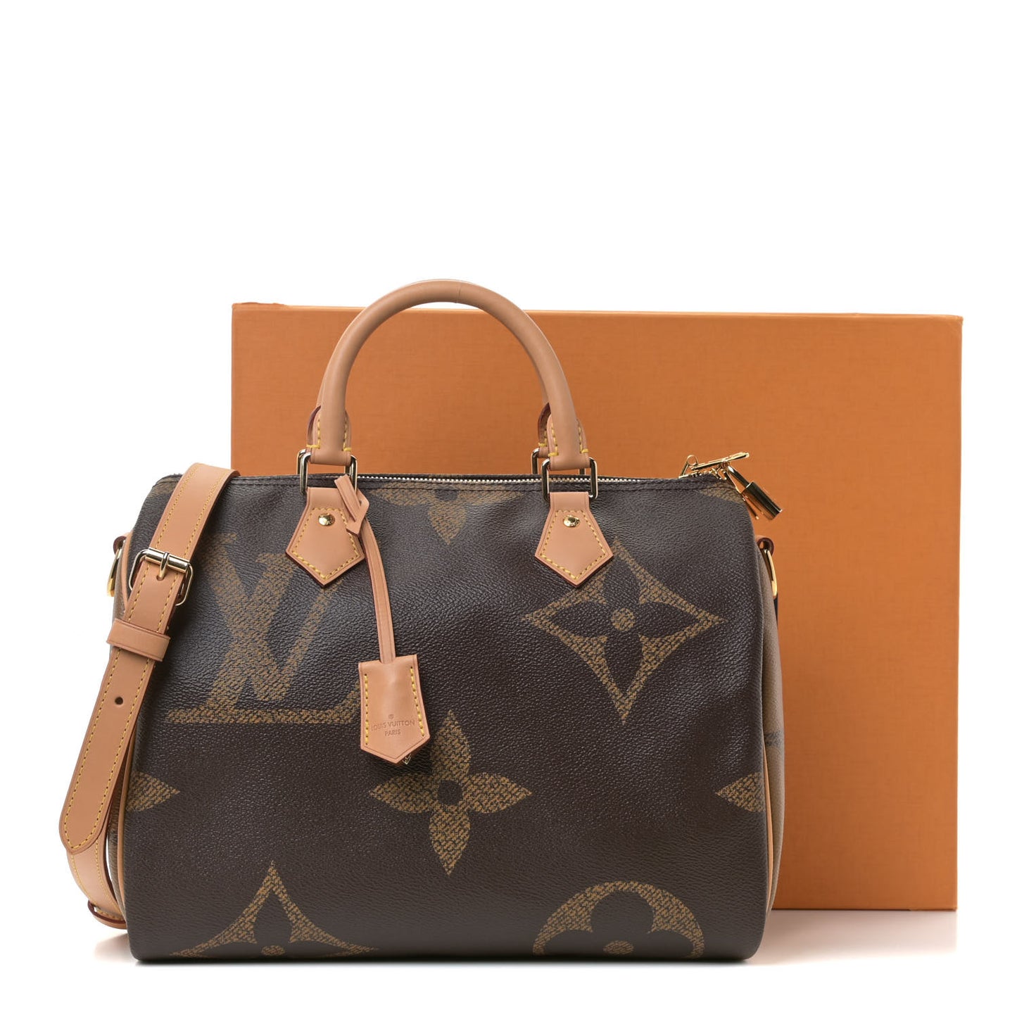 Reverse Monogram Giant Speedy Bandouliere 30