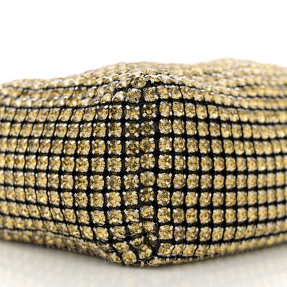 Alexander Wang Mesh Crystal Rhinestone Mini Heiress Pouch Porcelain 8 of 10