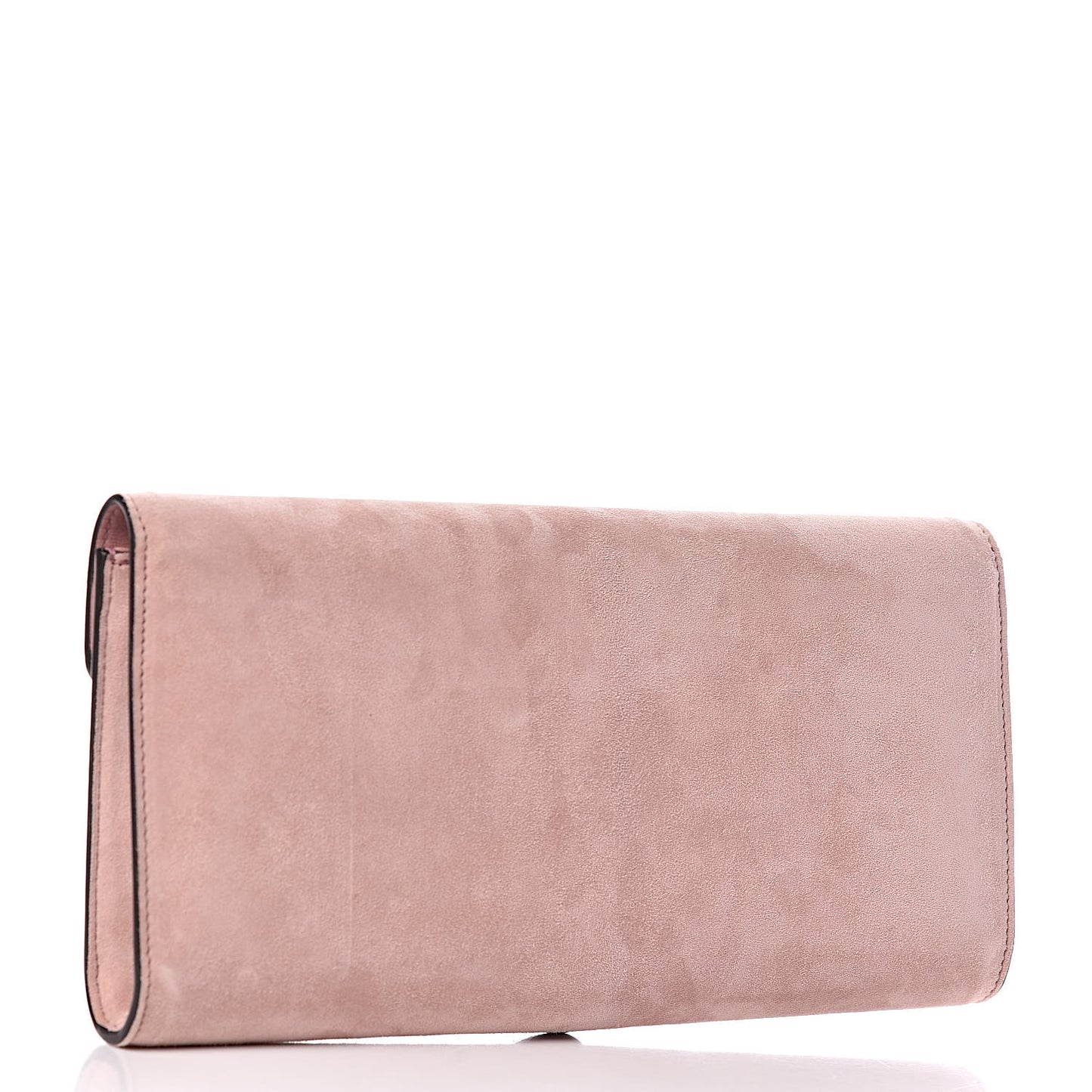 Suede Dionysus Clutch Blush