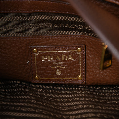 Prada Vitello Daino Pocket Hobo Bruciato 6 of 13
