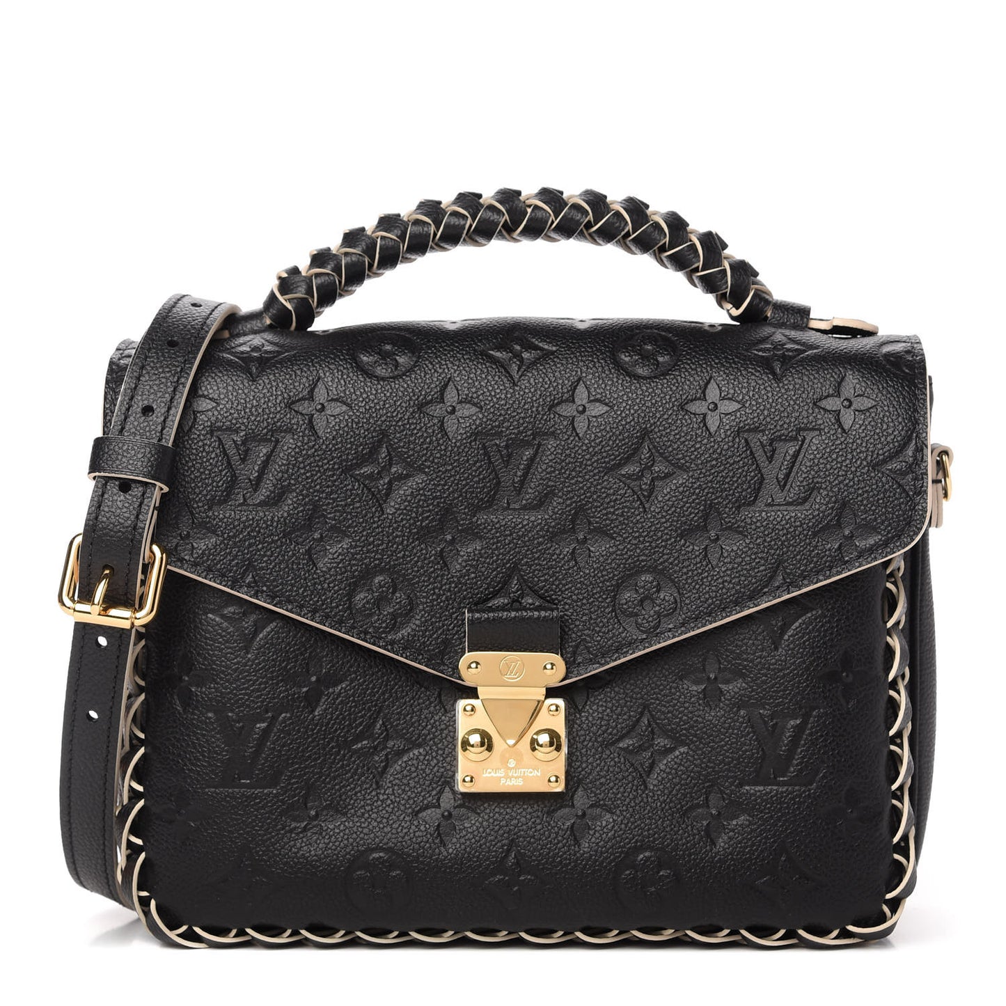 Empreinte Braided Pochette Metis Black