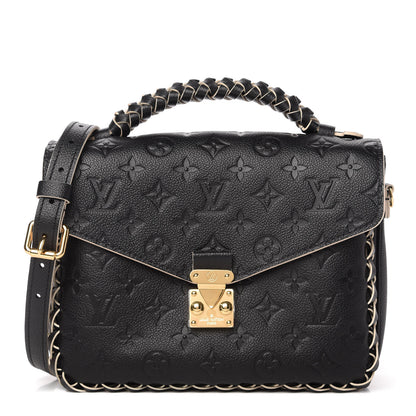 Louis Vuitton Empreinte Braided Pochette Metis Black 1 of 10