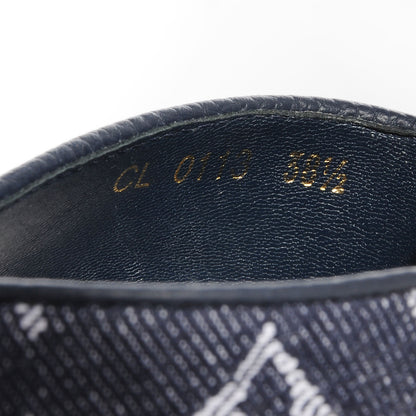 Louis Vuitton Monogram Denim Formentera Wedge Pumps 8.5 Grand Blue 9 of 9