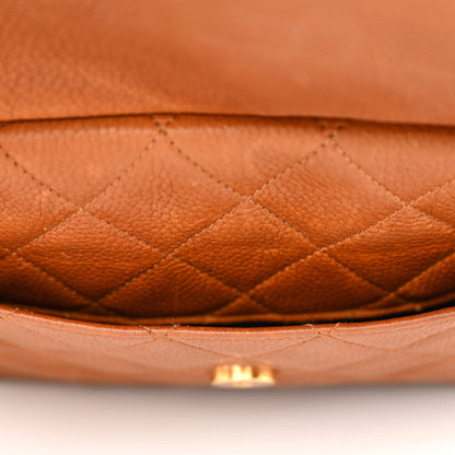 Chanel Caviar Quilted CC Camera Case Brown 10 of 17