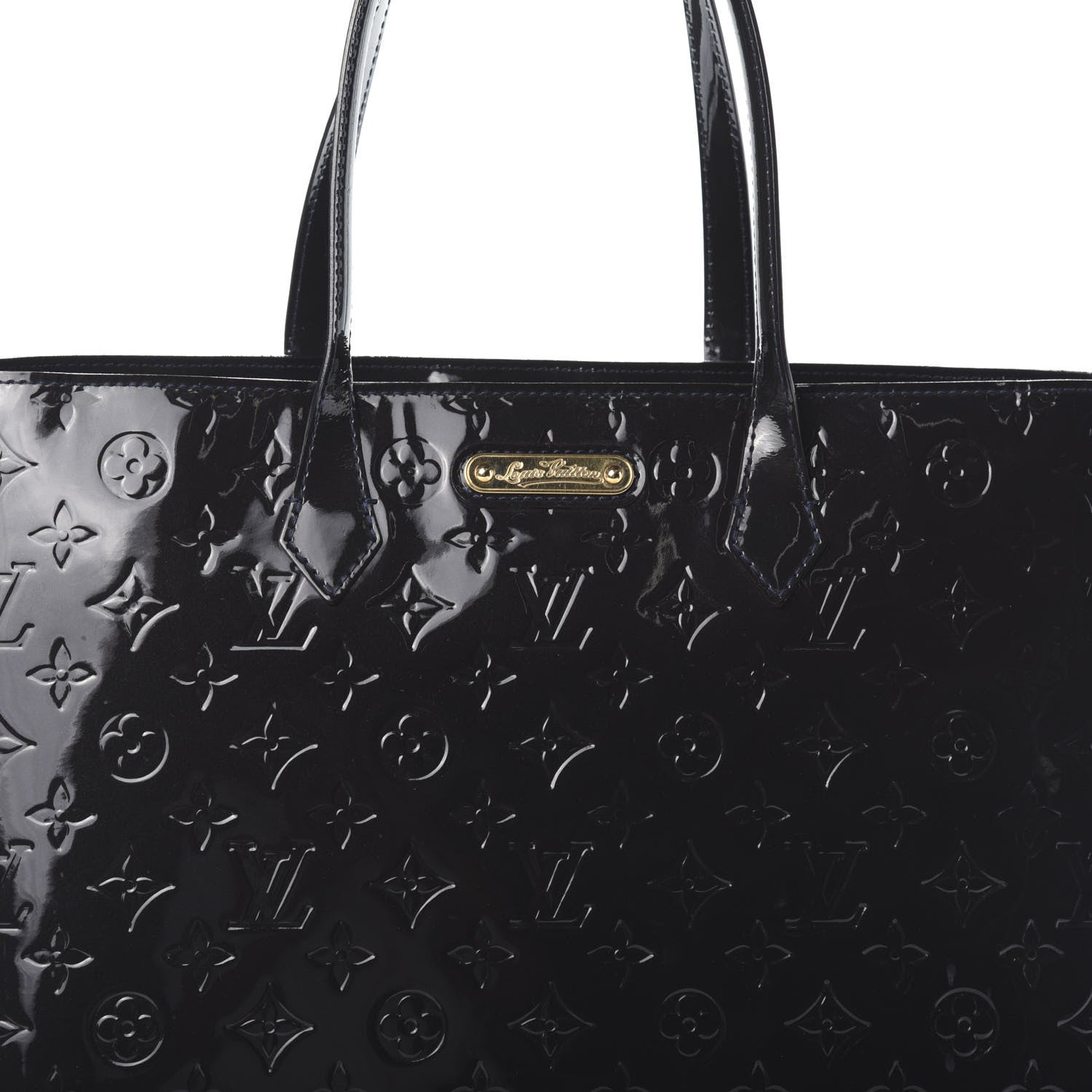 Louis Vuitton Vernis Wilshire MM Blue Infini 7 of 9