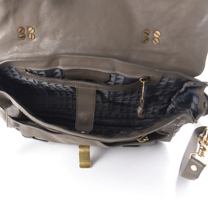 Proenza Schouler Lambskin Medium PS1 Satchel Smoke 5 of 9