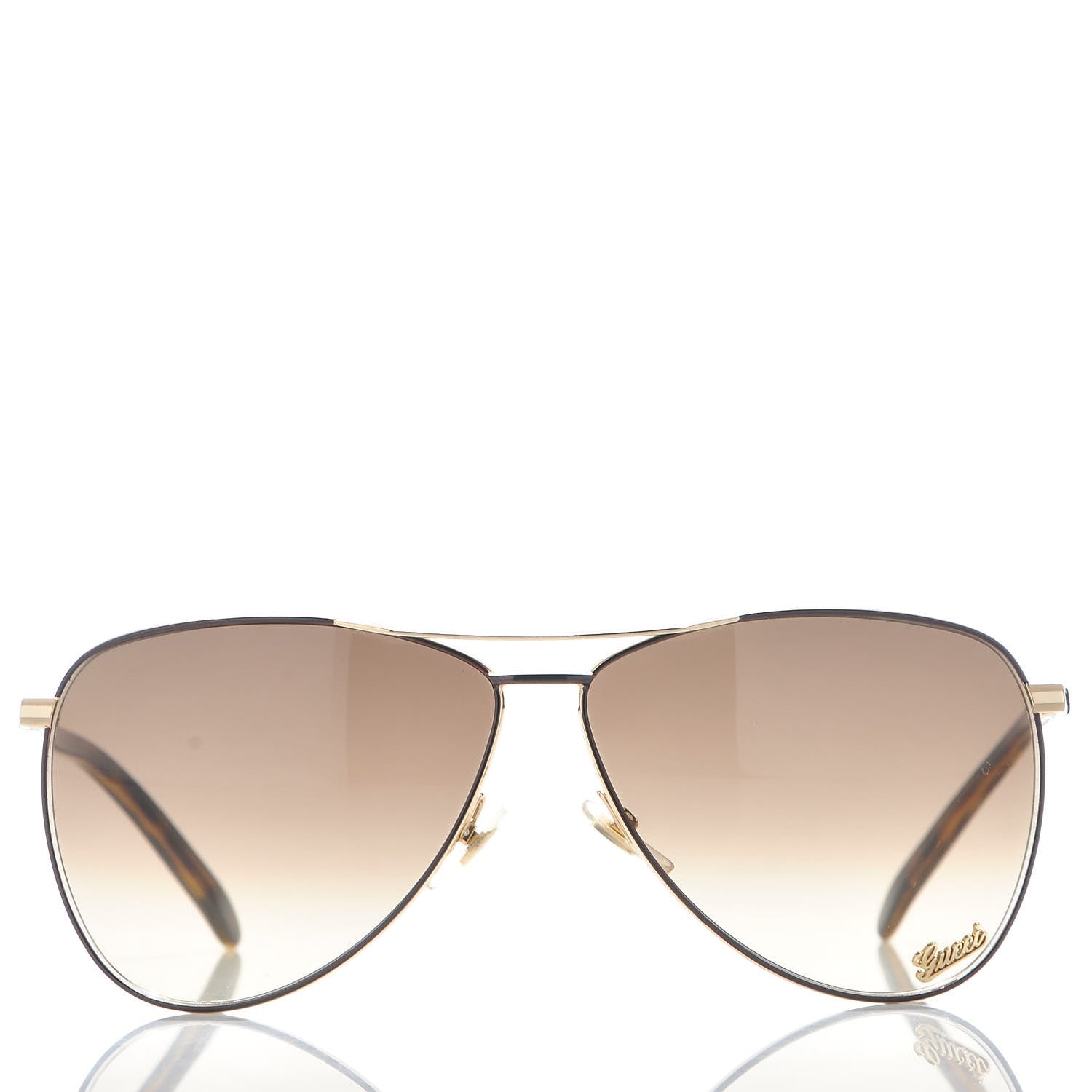 Gucci Aviator Sunglasses 4209/S Gold 2 of 8