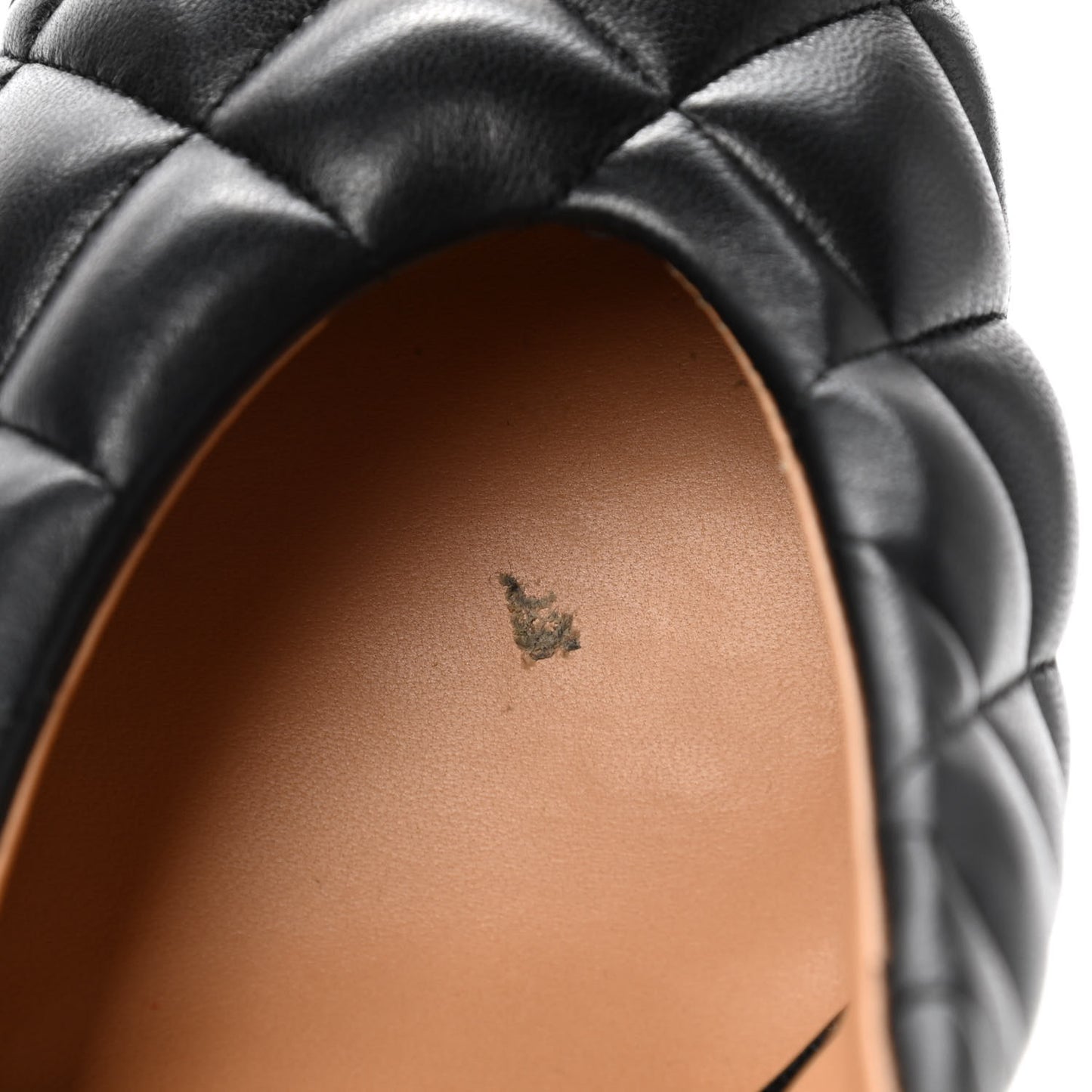 Nappa Matelasse Captoe Pumps 38 Black