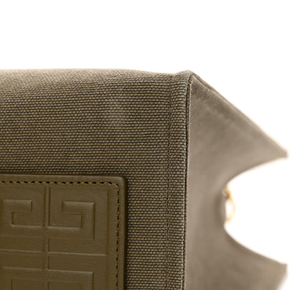 Givenchy Canvas Medium G-Tote Dark Khaki 11 of 11