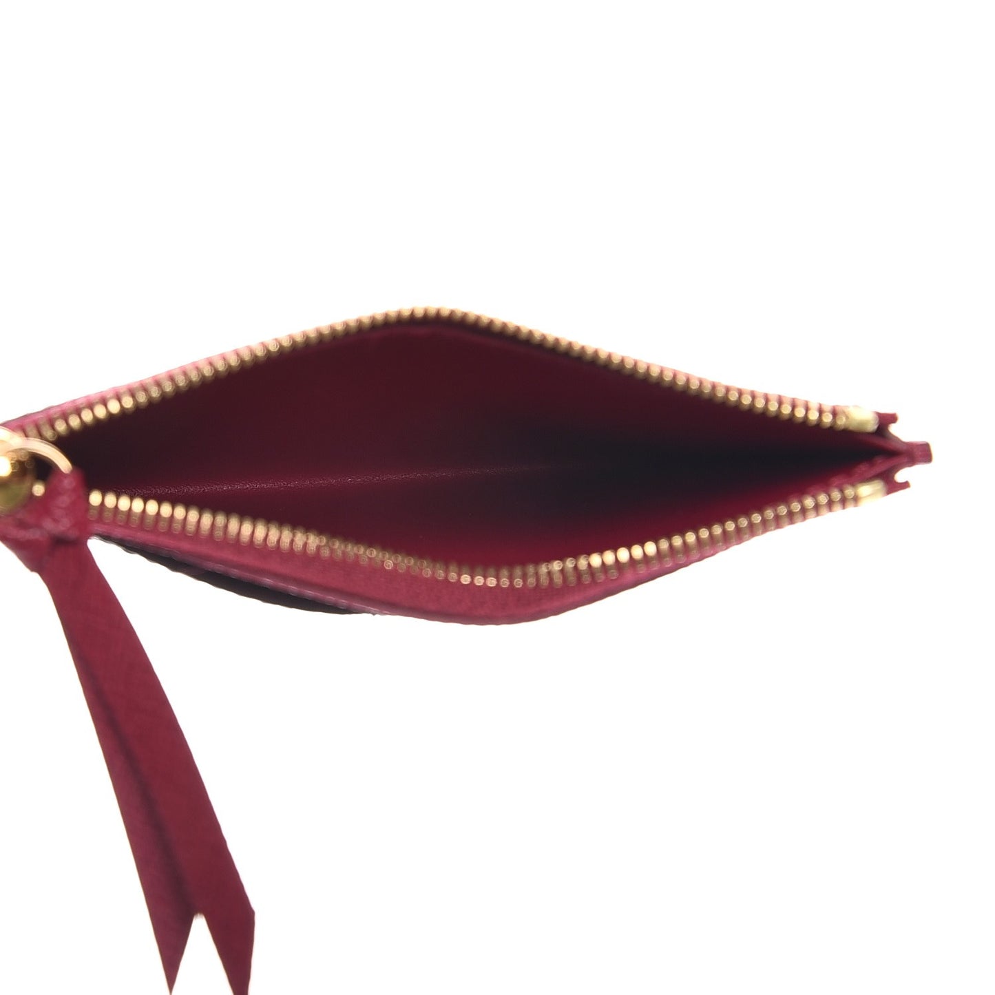 Monogram Zipped Card Holder