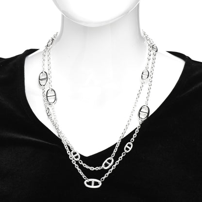 Hermes Sterling Silver Farandole Necklace 120 2 of 4