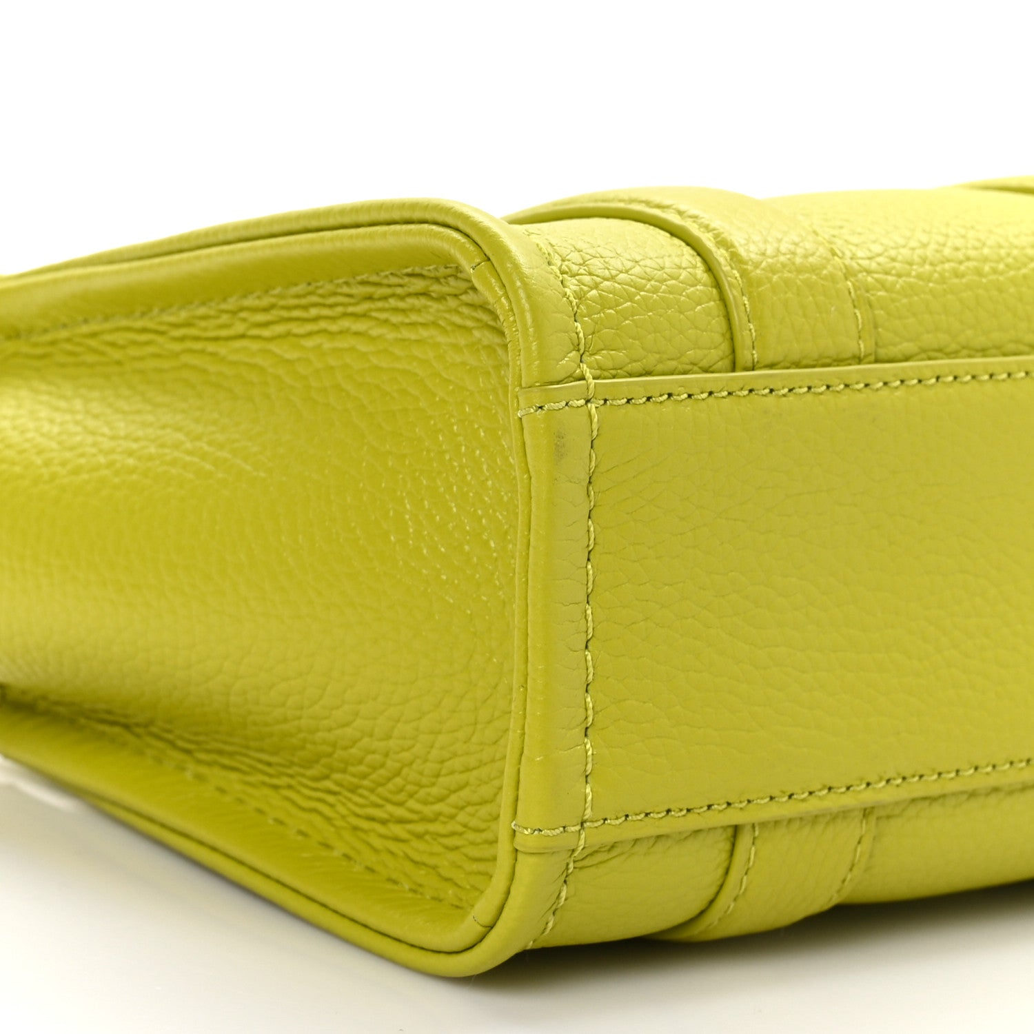 Marc Jacobs Grained Calfskin Micro The Tote Bag Citronelle 8 of 9