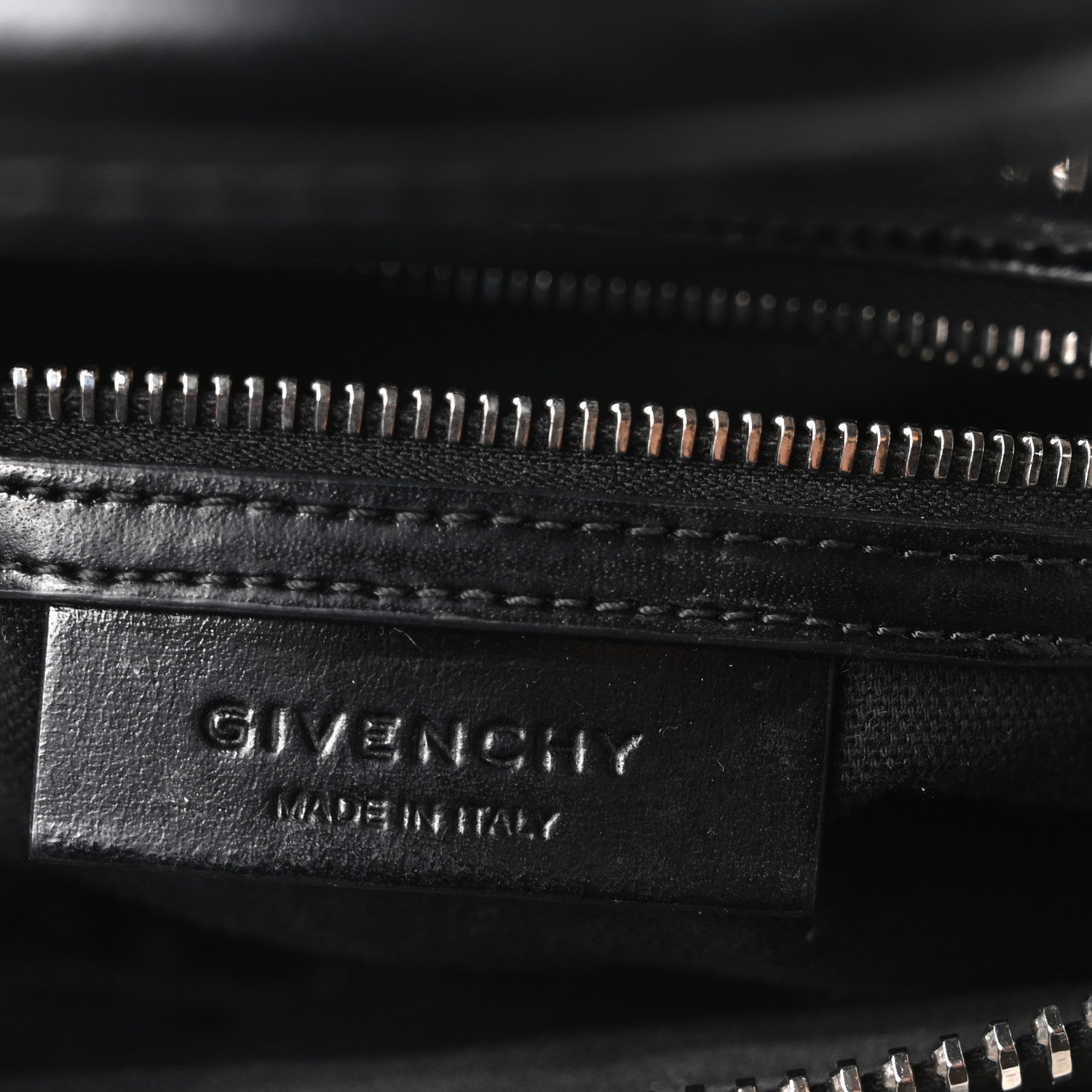 Givenchy Shiny Lord Calfskin Medium Antigona Black 6 of 10