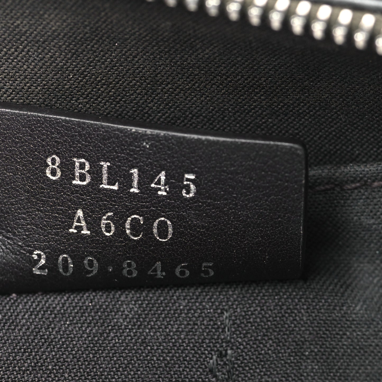 Vitello Dolce Bi-Color FF 1974 Embossed Mini By The Way Boston Bag Maya Black