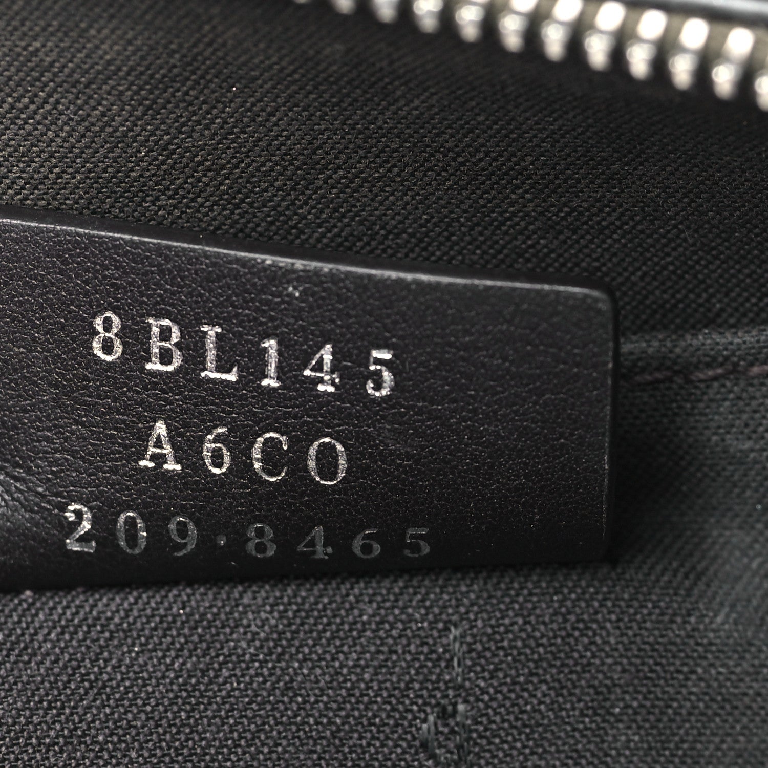 Fendi Vitello Dolce Bi-Color FF 1974 Embossed Mini By The Way Boston Bag Maya Black 7 of 10