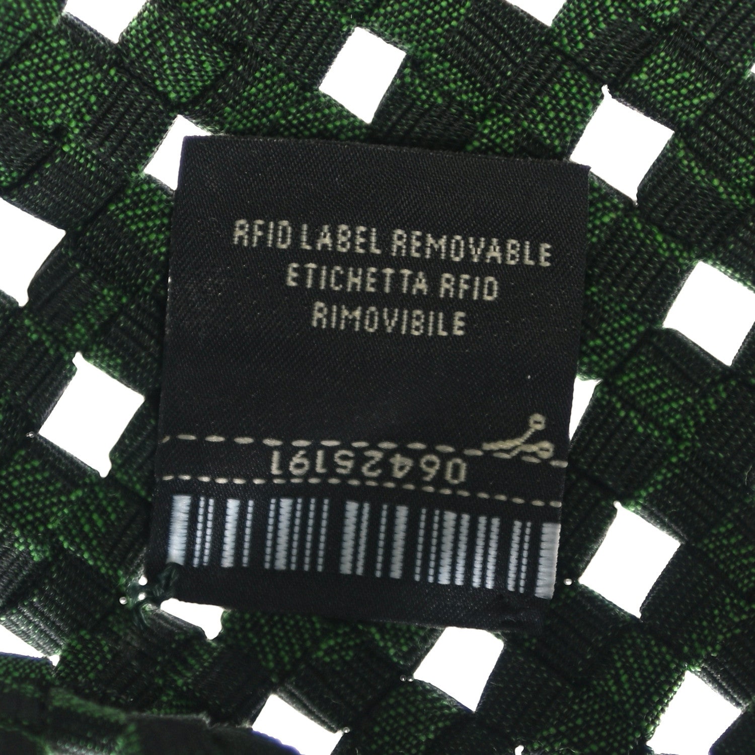Fendi Fabric Jacquard F is Fendi FF 1974 Woven Knotted Mini Mon Tresor Bucket Bag Verde Black 7 of 10