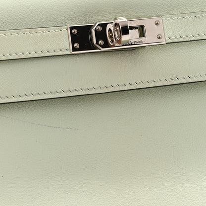 Hermes Swift Kelly Pochette Clutch  Vert Fizz 12 of 15