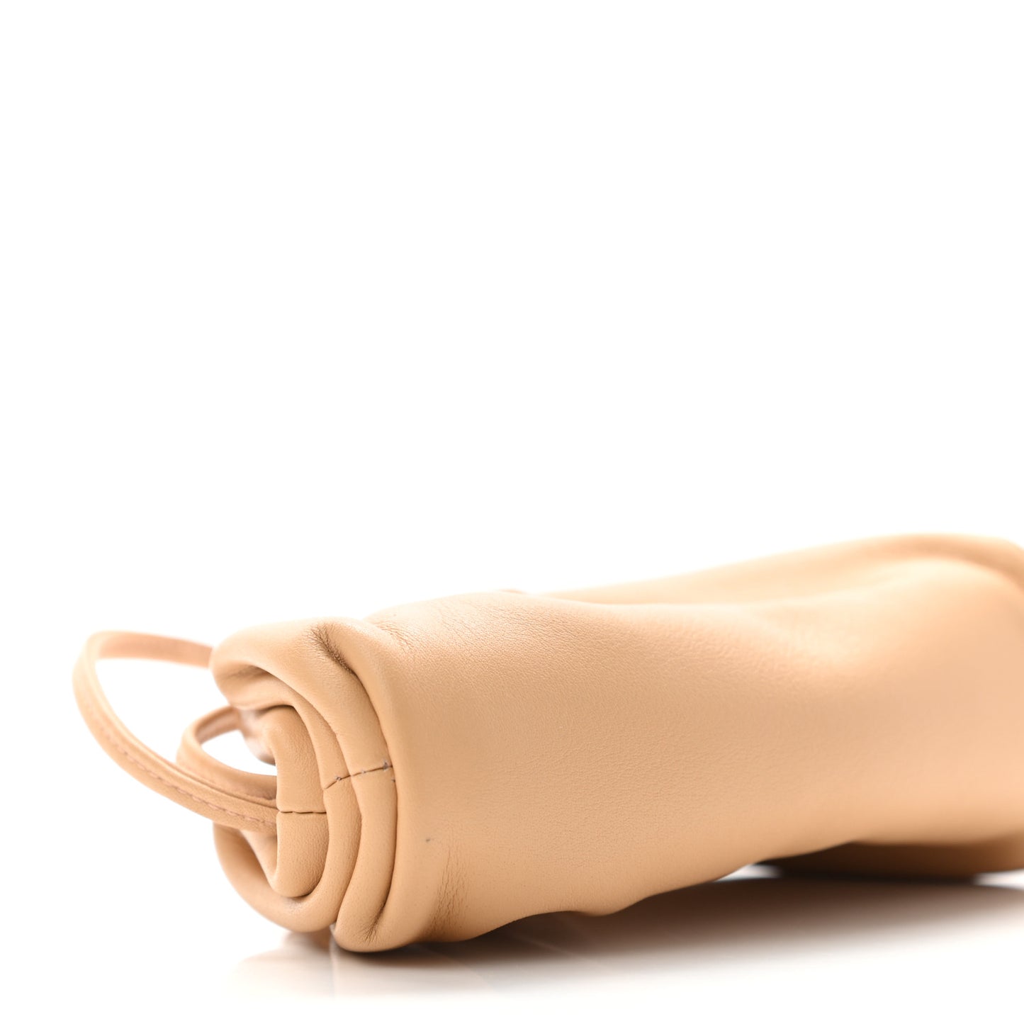 Butter Calfskin Coin Purse Almond