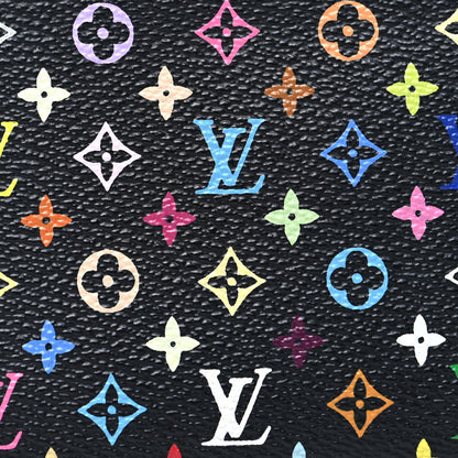 Louis Vuitton Monogram Multicolor Zippy Coin Purse Black Grenade 7 of 8