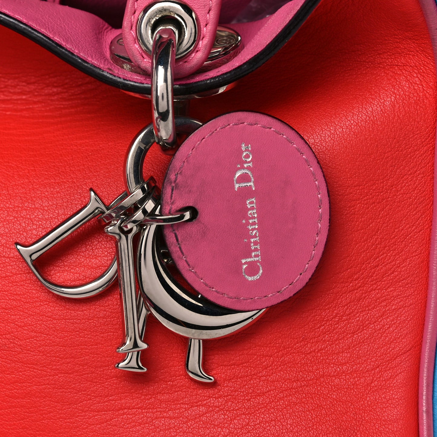 Calfskin Tri-Color Mini Diorissimo Tote