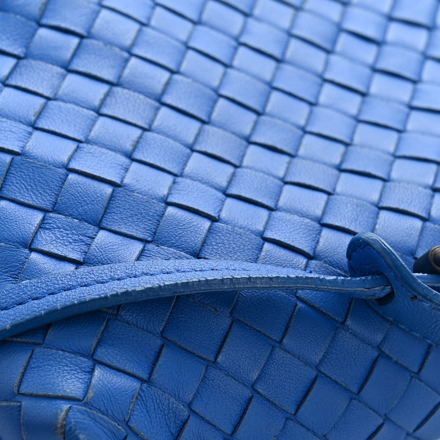 Bottega Veneta Nappa Intrecciato Double Compartment Crossbody Bag Atlantic Blue 11 of 12