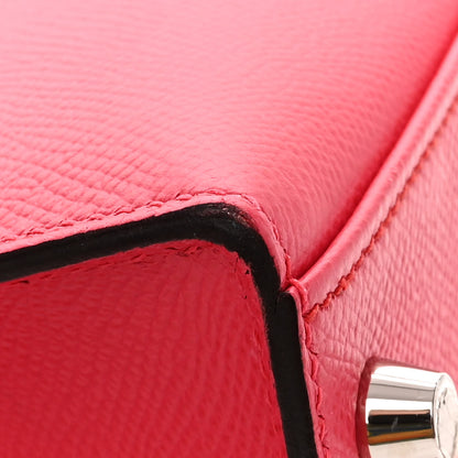 Hermes Epsom Casaque Kelly Sellier 28 Rouge Coeur Rose Extreme Bleu Zanzibar 10 of 10