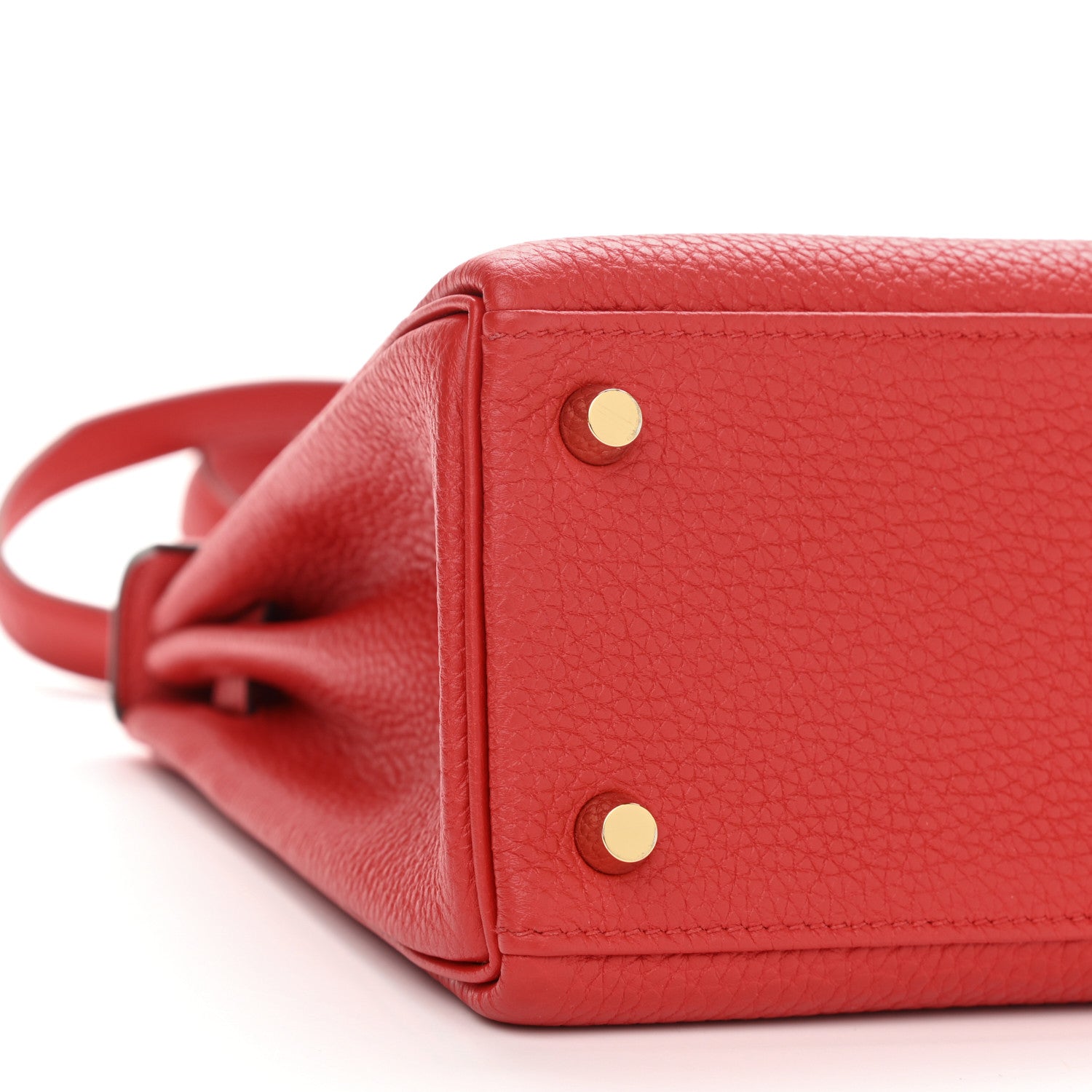Hermes Togo Kelly Retourne 25 Rouge De Coeur 9 of 10