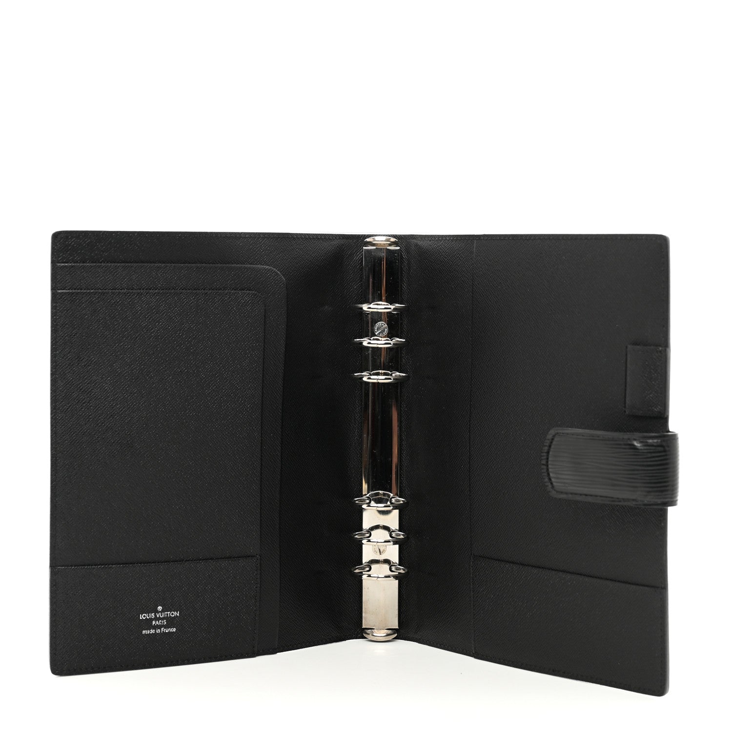 Louis Vuitton Epi Large Ring Agenda Cover Black 5 of 7