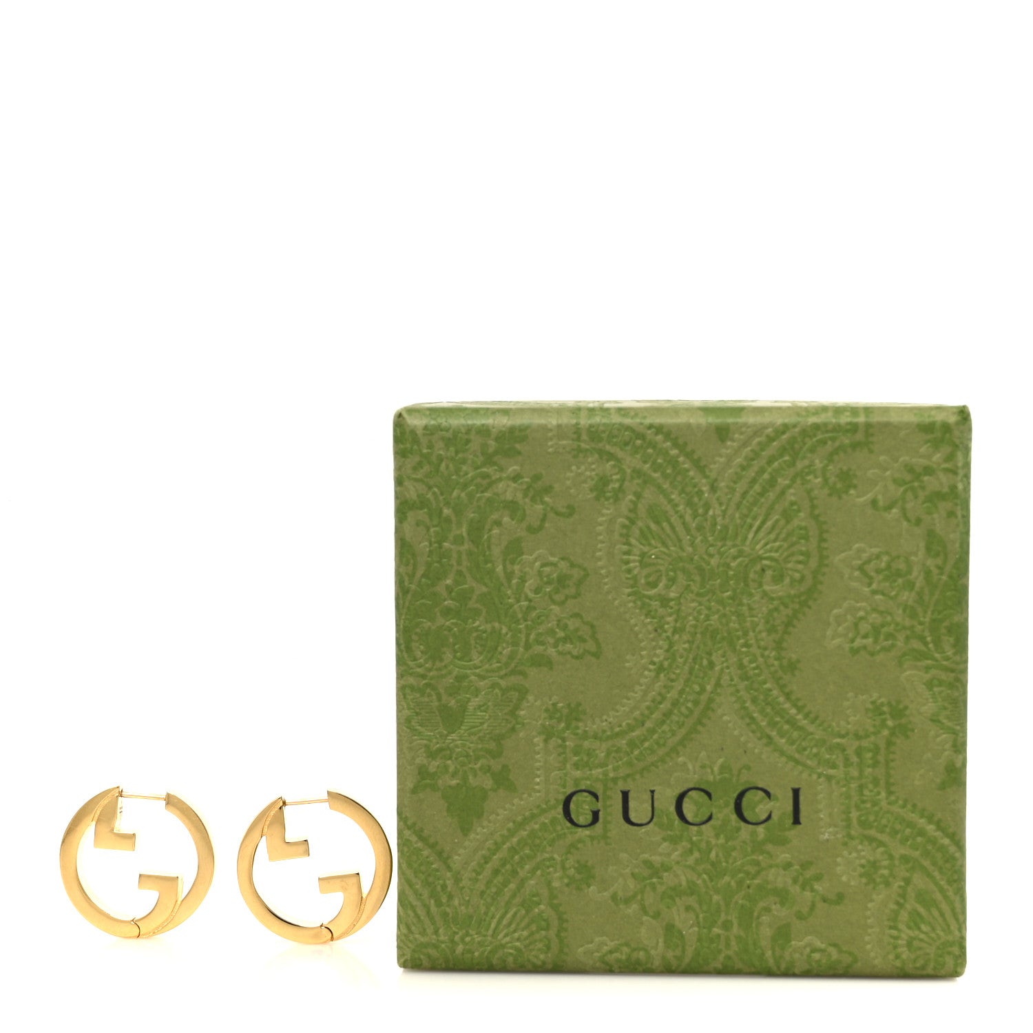 Gucci Metal Mini Blondie Hoop Earrings Gold 5 of 5